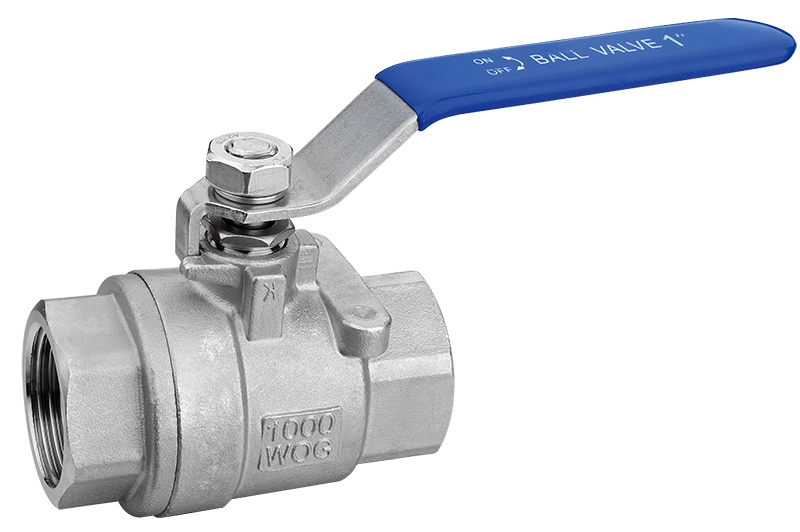 CF8/CF8m 2PC Screwed Ball Valve NPT Bsp BSPT Thread