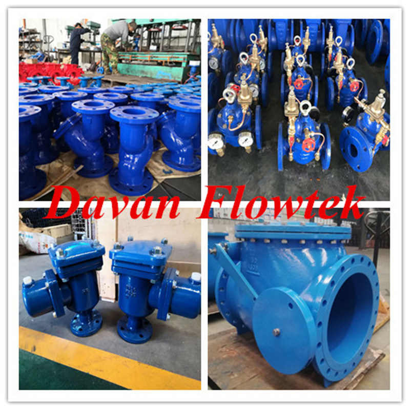 DN1200 Pn16 Flanged Gate Valve DIN/BS Standard Rubber Wedge Resilient Seat Gate Valve Ductile Cast Iron Ggg40/50 Water Factory Gear Operation Gate Valve