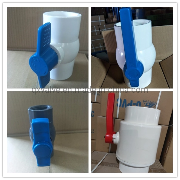 UPVC PVC Plastic Ball Valve Octagonal Ball Valve with Socket Thread Ends