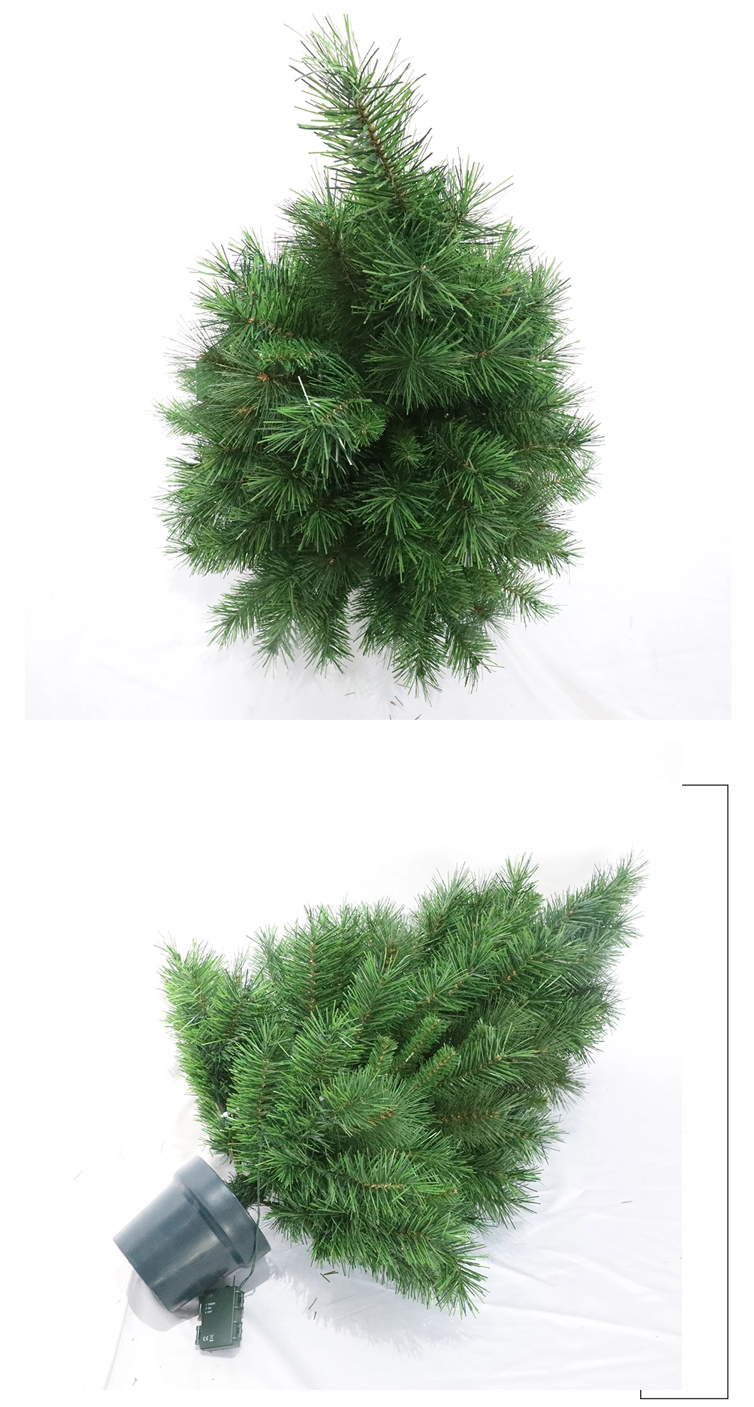 Artificial Xmas Pine Needle Tree with Plastic Pot St7684