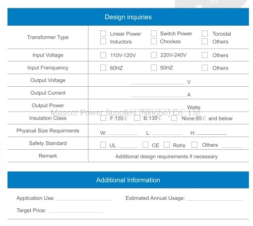 Toroidal Power Choke Inductor Ferrite Core Choke Coil for Welding Machine