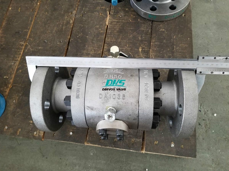 Forged Trunnion Mounted Ball Valve DN50 Pn160 A105 Lever