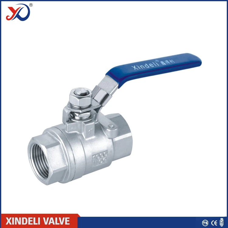 CF8/CF8m 2PC Screwed Ball Valve NPT Bsp BSPT Thread