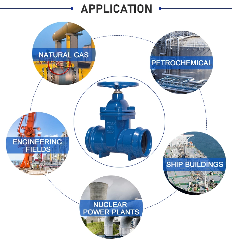 Oil and Gas Pipeline DIN Cast Steel Gate Valves Dn250 Pn16