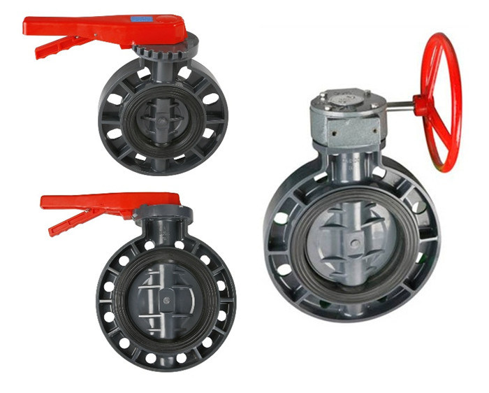 High Quality Plastic Butterfly Valve PVC Wafer Butterfly Valve UPVC Pneumatic Butterfly Valve UPVC Electric Actuator Butterfly Valve JIS Standard 10K