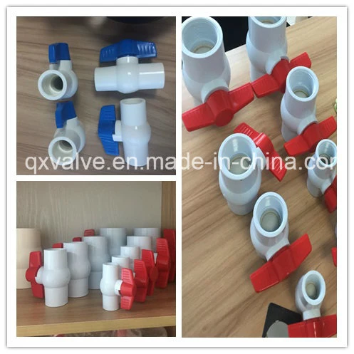 Plastic Octagonal Ball Valve Water Butterfly Ball Valve Dn50 Dn40 PVC Ball Valve