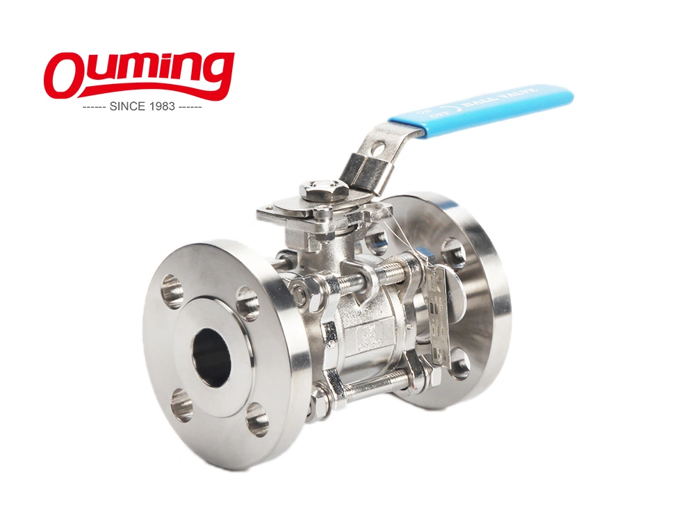 High Quality China Made 3 PC Stainless Steel Ball Valve 3PC Flanged Ball Valve