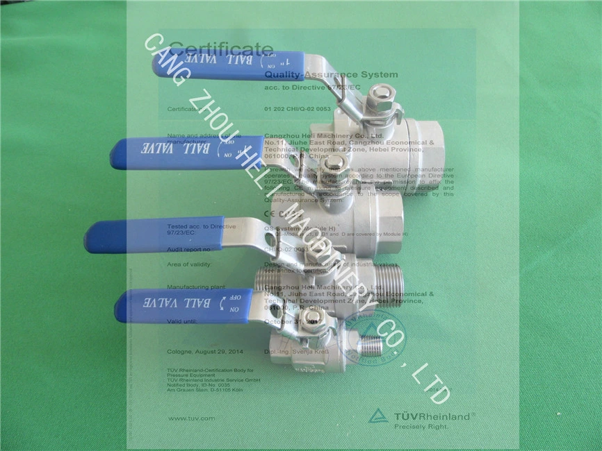 2PC Male/Female Full Port Ball Valve 1000wog