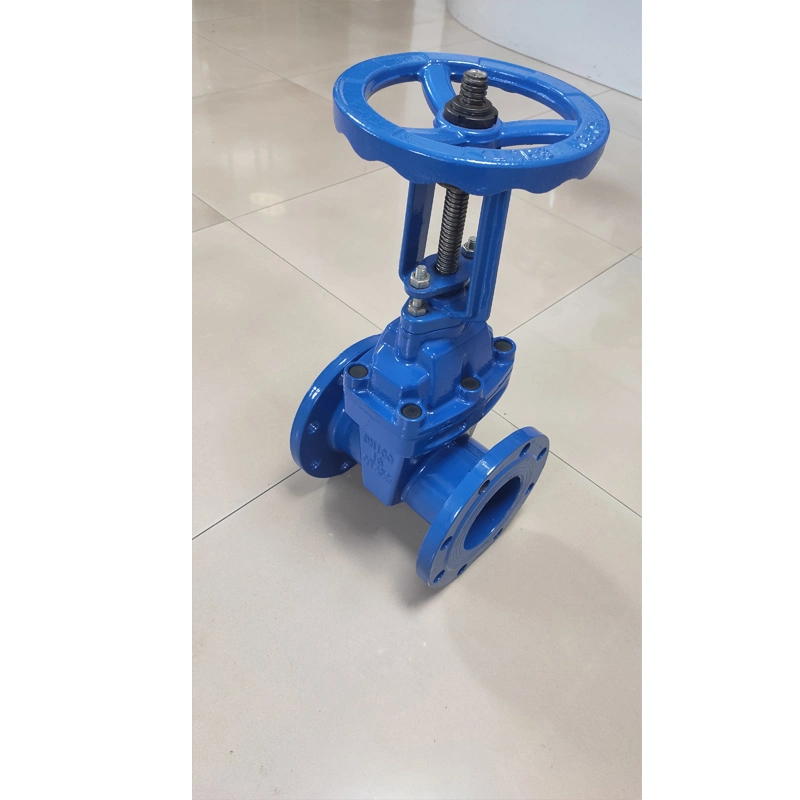 DIN3352 F4 F5 Ductile Iron Z41X Double Flanged Gate Valve Soft Seal Resilent Ggg50 Gate Valve Ductile Iron Gate Valve