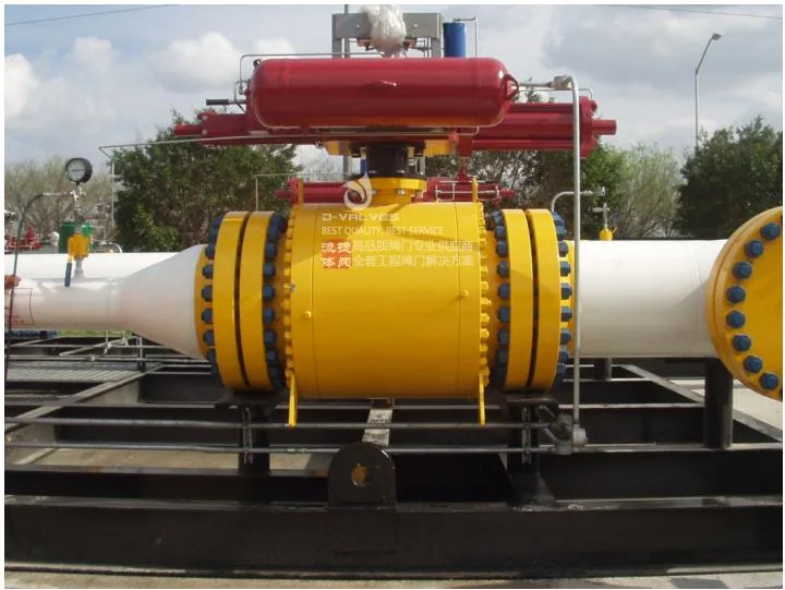 ANSI 900# Trunnion Mounted Rtj Flanged Subsea Ball Valve