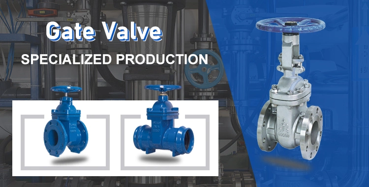 Handwheel Resilient Seated Cast Iron Flanged Gate Valve Pn16