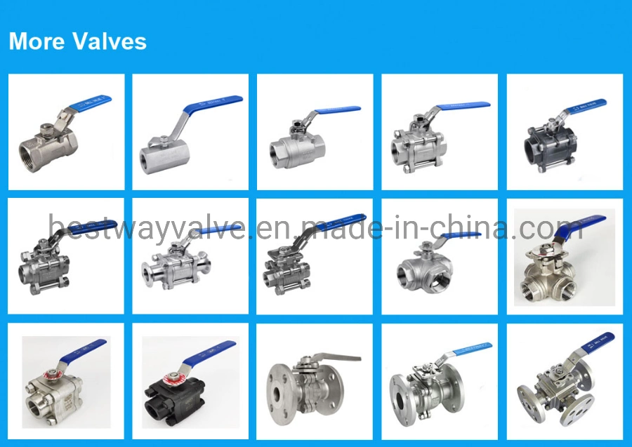 200psi/Pn16 CF8 CF8m Threaded Stainless Steel Gate Valves