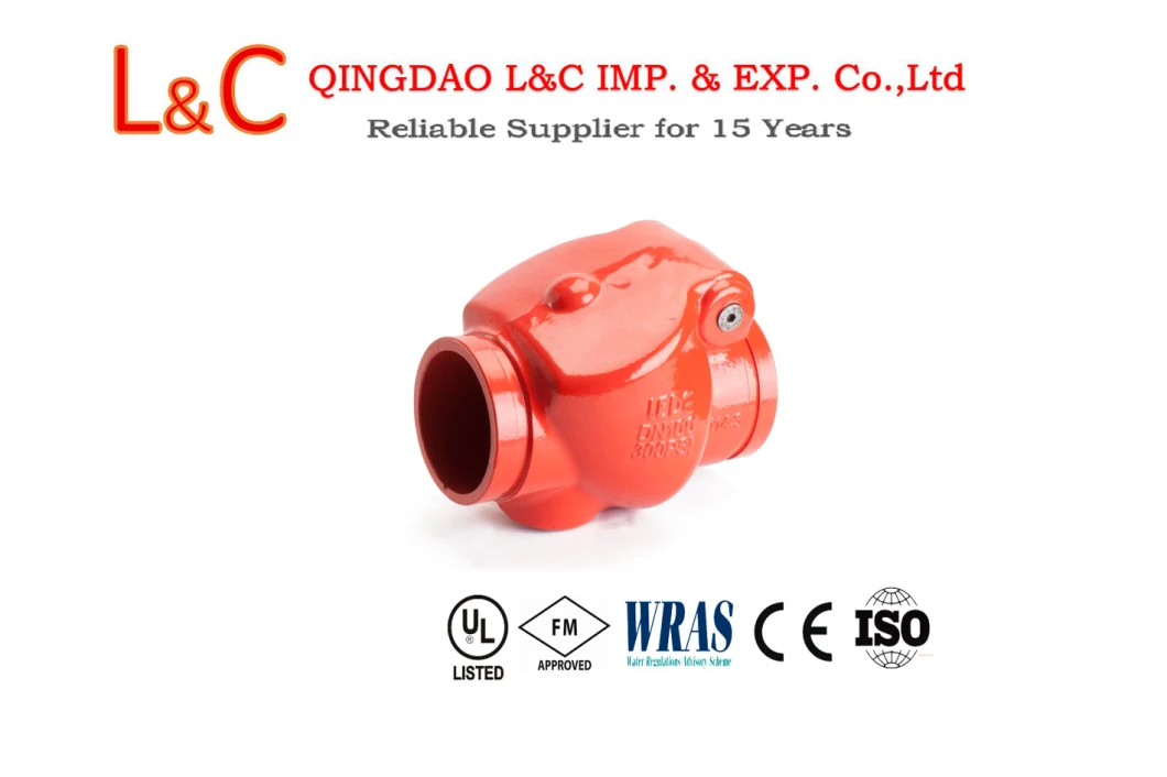 Ul Fm Grooved Swing Check Valve High Pressure Anti Return Valve