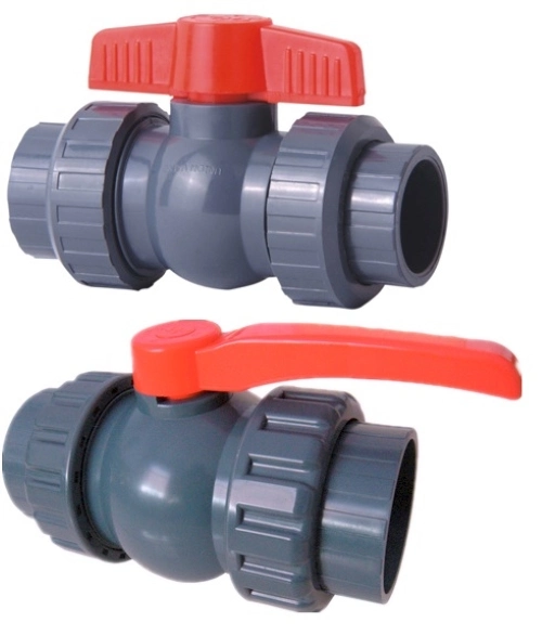 High Quality Plastic Ball Valve PVC Compact Thread Ball Valve UPVC True Union Ball Valve UPVC Double Union Control Ball Valve UPVC Female Threaded Ball Valve