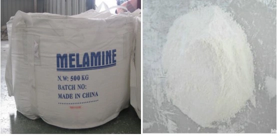 HS 29336100 CAS 108-78-1 Chemical Products Raw Materials 25kgs Powder 99.5% Melamine Price