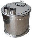 Big Round Stainless Steel Material Powder Feeder with Fluidized Plates
