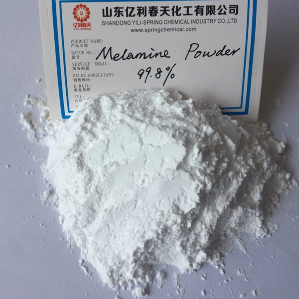 Industry Grade 99.8%Min Melamine Powder with HS 2933610000