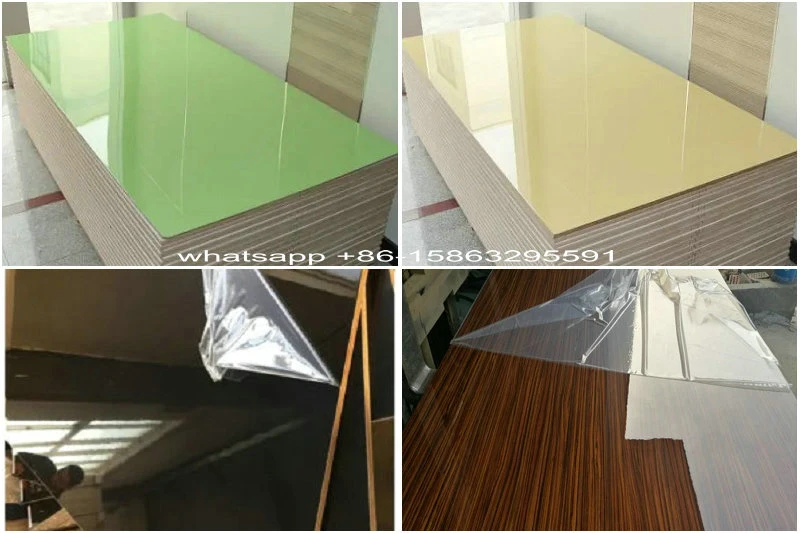 HPL Plywood/ White Color UV Plywood/Melamine Faced Plywood for Home Furniture