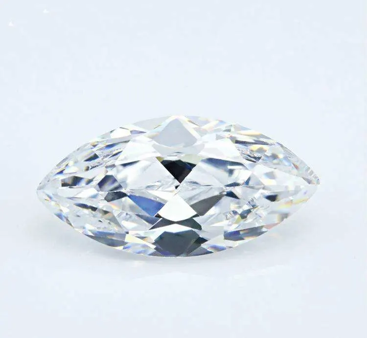 Shining Bright White Marquise Cut AAA Loose Cubic Zirconia Gems Stones