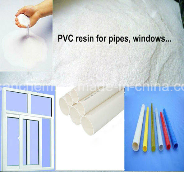 White Powder Polyvinyl Chloride Resin PVC Resin Sg5 Sg3