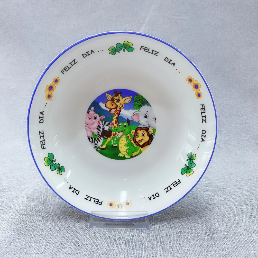 Safe Melamine Serving Ceramic Porcelain Fruit Plate