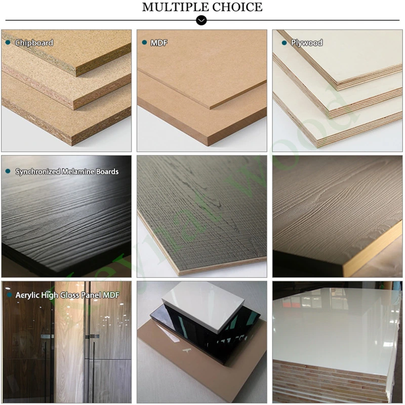 17mm MDF Melamine Laminated High Quality Melamine Faced Board for Furniture