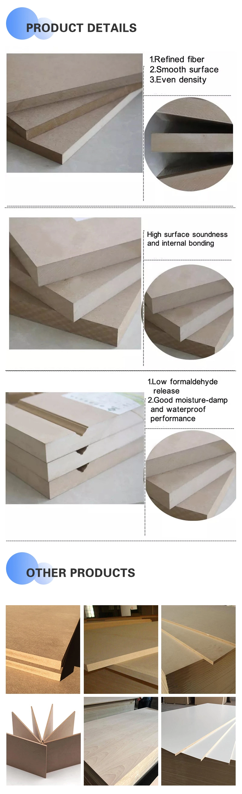 High Quality Fsc High Quality Melamine Laminated MDF/Plywood