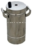 Big Round Stainless Steel Material Powder Feeder with Fluidized Plates