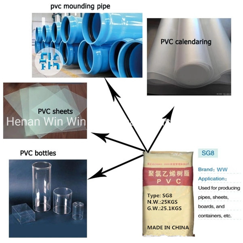 Homopolymer Resin PVC Resin Compound for UPVC Resin Sheet