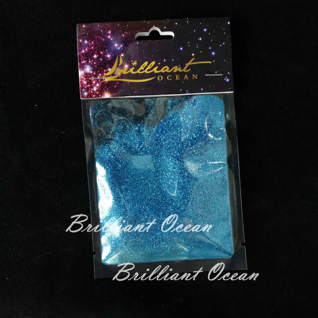 15g/Package Shinning Lake Blue Glitter Powder for Decoration