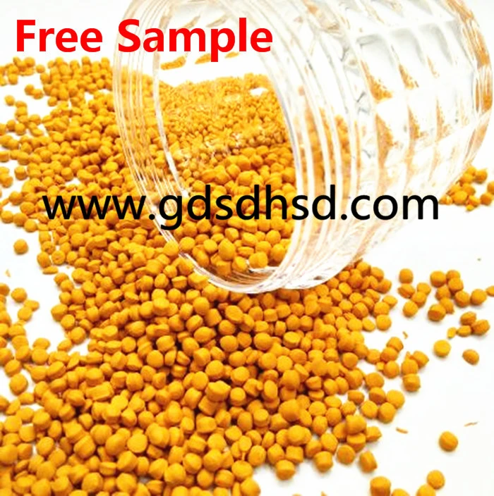 Yellow Masterbatch for Tableware Plastic Raw Material