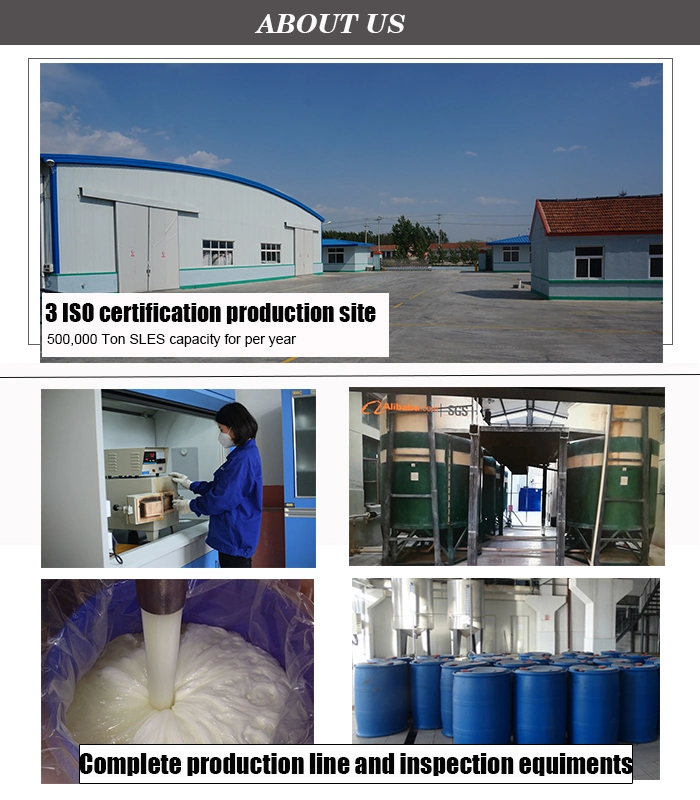 Manufacturing Process N70 70% Liquid Soap Raw Material Clean Chemical SLES for Egypt Market