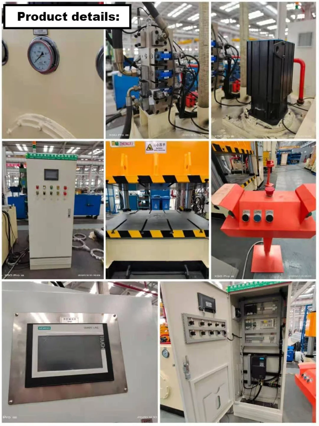 Hot Selling Yz90 Series Melamine Molding Door Embossing Press Machine Made in China