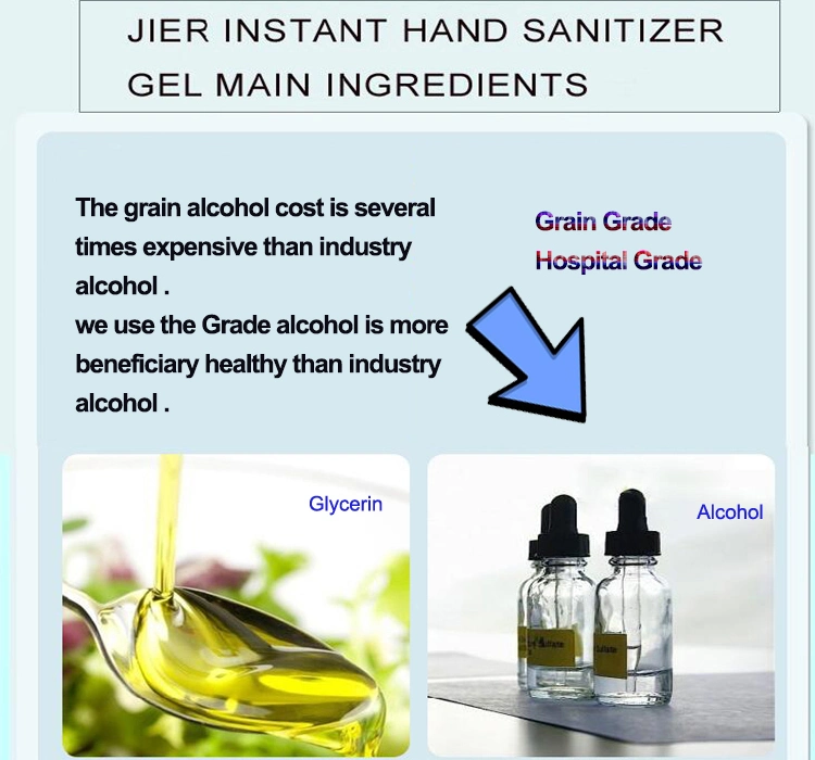 High Quality Pocket Hand Sanitizer Ce FDA Hand-Free Disinfectant of Compound Alcohol Gel