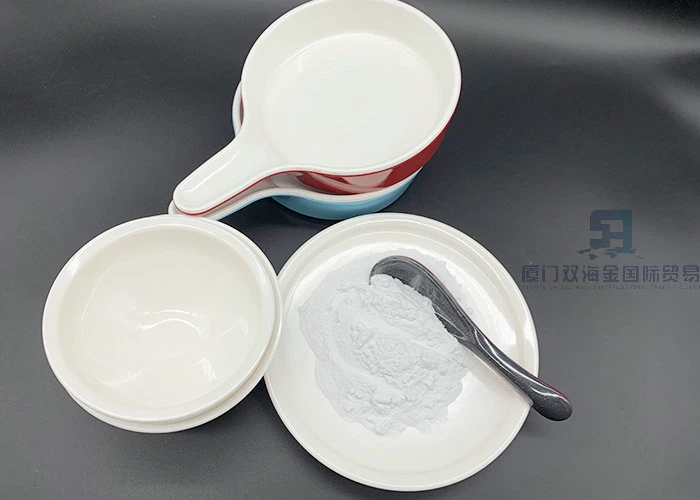 30% Melamine Hotel Ware Imitation Porcelain Formaldehyde Melamine Moulding Compound for Kitchenware