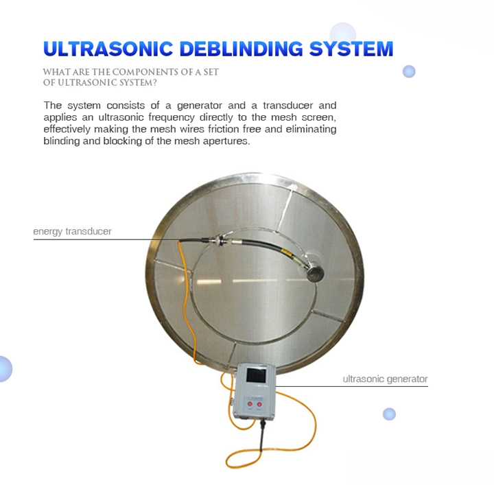 Melamine Resin Ultrasonic Vibrating Screen in Chemical Industry
