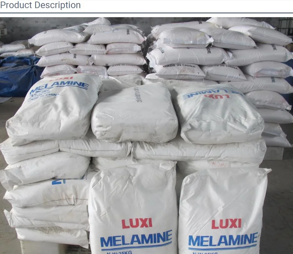 CAS 108-78-1 Luxi 99.8% Melamine Powder