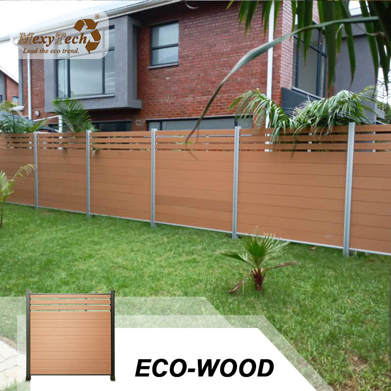 WPC Aluminum Fencing Panels Swimming Pool Fence for Balcony