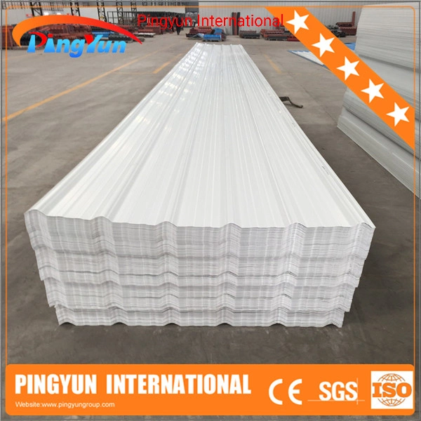 3 Layer UPVC Trapezoidal Roof Sheet for Sheds