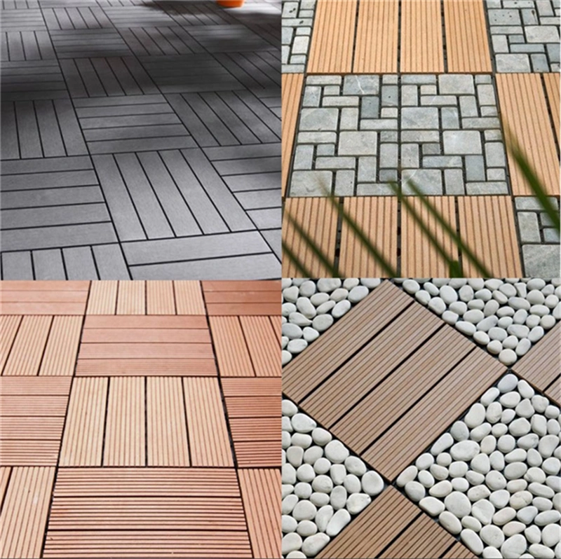 Anti Ultraviolet WPC Decking Floor, Durable Co Extrusion PE Floor for Exterior