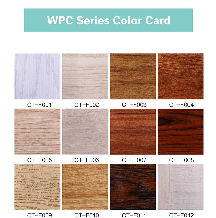 3D WPC Wall Panel WPC for Outdoor WPC Panels Walls