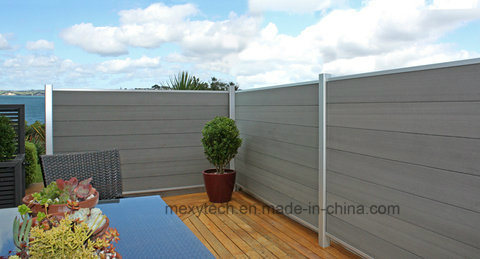 No Dig Garden Privacy Fencing DIY WPC Fence for Swimming Pool