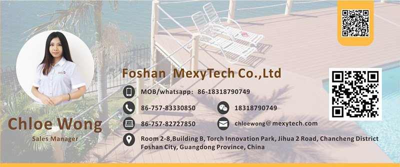 Outdoor Co-Extrusion WPC Composite Deck Flooring Used for Swimming Pool