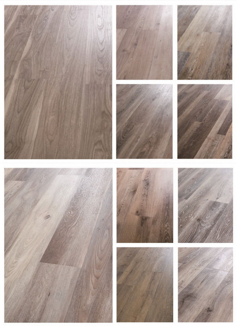 New WPC Extrusion Wood Textured Floor Covering Porcelain Tiles