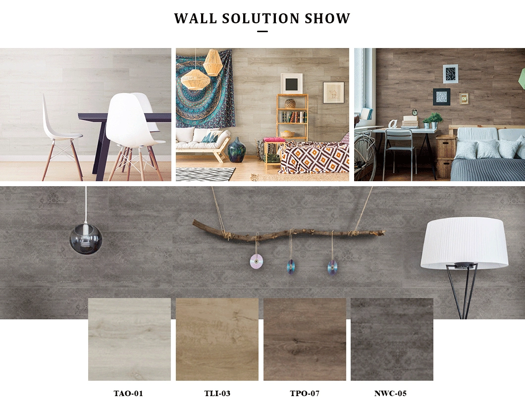 High Quality Building Material Fireproof Interior Wall Panels PVC Wall Tiles for Room Decoration