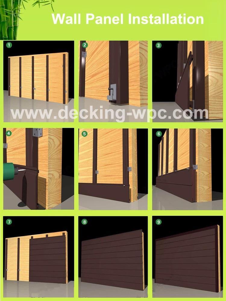 Modern Style Cheap WPC Fence Wooden Fence Panels Wholesale