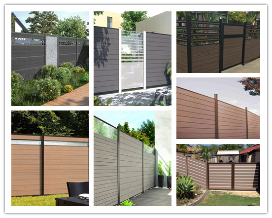 Wholesales Fence Plank China Best Price WPC Plasitc Wood Fence Composite Plasatic Fence Panel