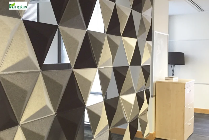 3D Kuscone Sound Absorption Acoustic Wall Panel Building Material