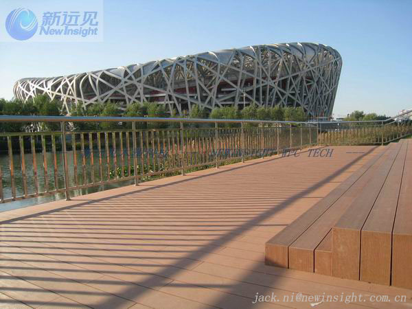 158*20mm WPC Wood Plastic Composite Exterior Wall Cladding