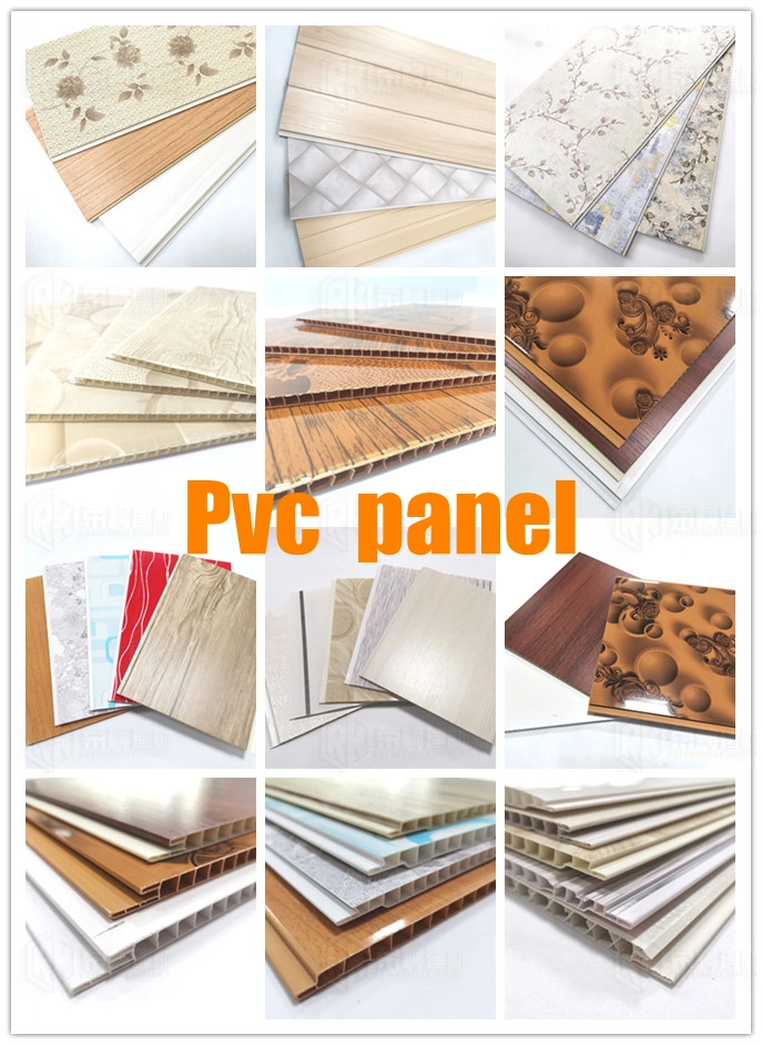 200-300mm Width Groove Laminated PVC Panel PVC Wall Panel Decoration Waterproof Panel